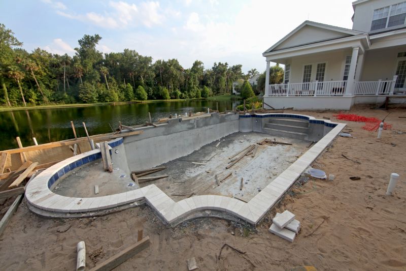 Pool Dismantling in Progress